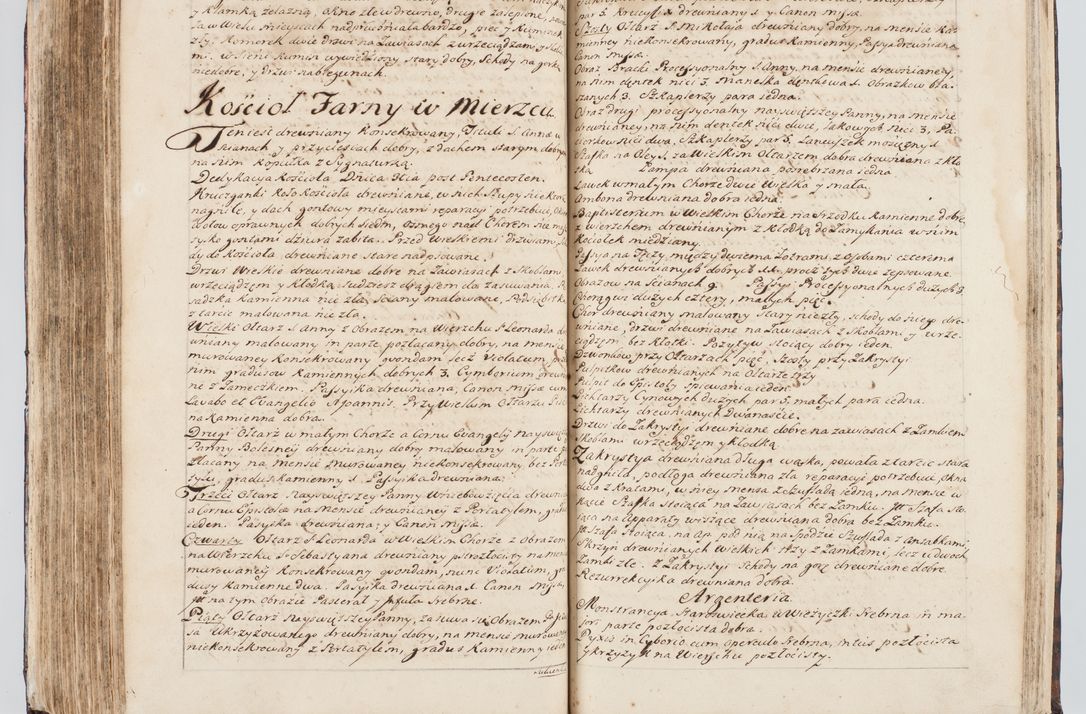 Zdjęcie nr 272 dla obiektu archiwalnego: Visitatio interna et externa ecclesiarum praeposituralium, parachialium, hospitalium et aliorum beneficiorum in decanatibus Bodzantinensi ac Kunoviensi consistentium per me Venceslaum Hieronymum de Bogusławice Sierakowski, pro tunc episcopum Cestrensem, coadiutorem Livoniae et Piltinensis, custodem Coronarum Regni , canonicum Cracoviensem uti tanquam praepositum Kielcensem, praeviis litteris innotescentialibus via cursoria per R.D. Decanos directis anno 1738 die 29 Julii inchoata et successivo anno 1739 die 14 memsis Junii terminata et peracta