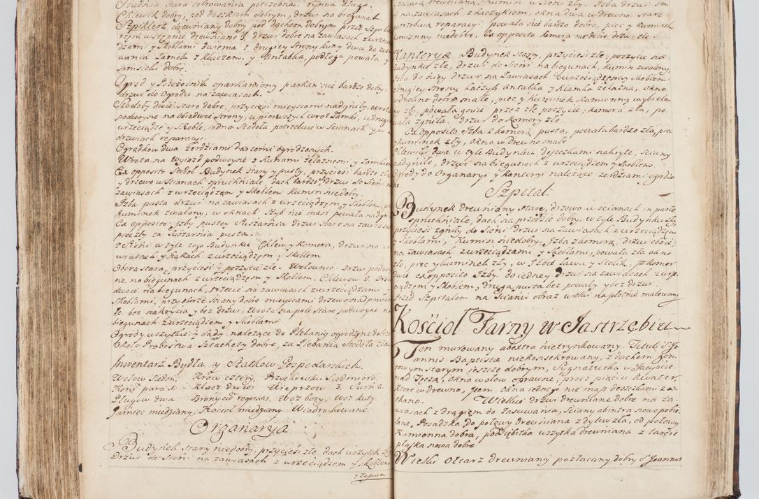 Zdjęcie nr 252 dla obiektu archiwalnego: Visitatio interna et externa ecclesiarum praeposituralium, parachialium, hospitalium et aliorum beneficiorum in decanatibus Bodzantinensi ac Kunoviensi consistentium per me Venceslaum Hieronymum de Bogusławice Sierakowski, pro tunc episcopum Cestrensem, coadiutorem Livoniae et Piltinensis, custodem Coronarum Regni , canonicum Cracoviensem uti tanquam praepositum Kielcensem, praeviis litteris innotescentialibus via cursoria per R.D. Decanos directis anno 1738 die 29 Julii inchoata et successivo anno 1739 die 14 memsis Junii terminata et peracta