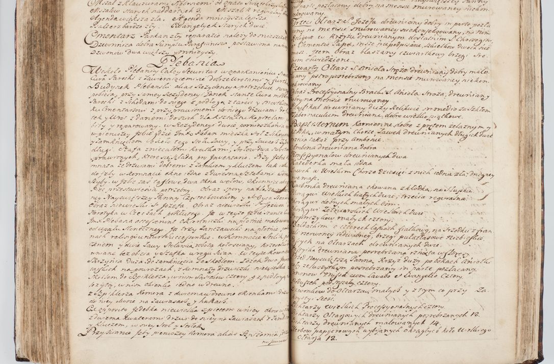 Zdjęcie nr 245 dla obiektu archiwalnego: Visitatio interna et externa ecclesiarum praeposituralium, parachialium, hospitalium et aliorum beneficiorum in decanatibus Bodzantinensi ac Kunoviensi consistentium per me Venceslaum Hieronymum de Bogusławice Sierakowski, pro tunc episcopum Cestrensem, coadiutorem Livoniae et Piltinensis, custodem Coronarum Regni , canonicum Cracoviensem uti tanquam praepositum Kielcensem, praeviis litteris innotescentialibus via cursoria per R.D. Decanos directis anno 1738 die 29 Julii inchoata et successivo anno 1739 die 14 memsis Junii terminata et peracta