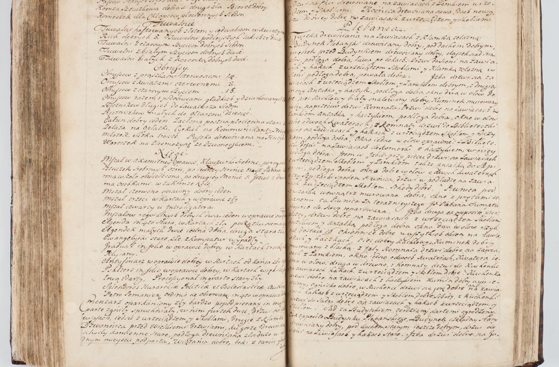 Zdjęcie nr 236 dla obiektu archiwalnego: Visitatio interna et externa ecclesiarum praeposituralium, parachialium, hospitalium et aliorum beneficiorum in decanatibus Bodzantinensi ac Kunoviensi consistentium per me Venceslaum Hieronymum de Bogusławice Sierakowski, pro tunc episcopum Cestrensem, coadiutorem Livoniae et Piltinensis, custodem Coronarum Regni , canonicum Cracoviensem uti tanquam praepositum Kielcensem, praeviis litteris innotescentialibus via cursoria per R.D. Decanos directis anno 1738 die 29 Julii inchoata et successivo anno 1739 die 14 memsis Junii terminata et peracta