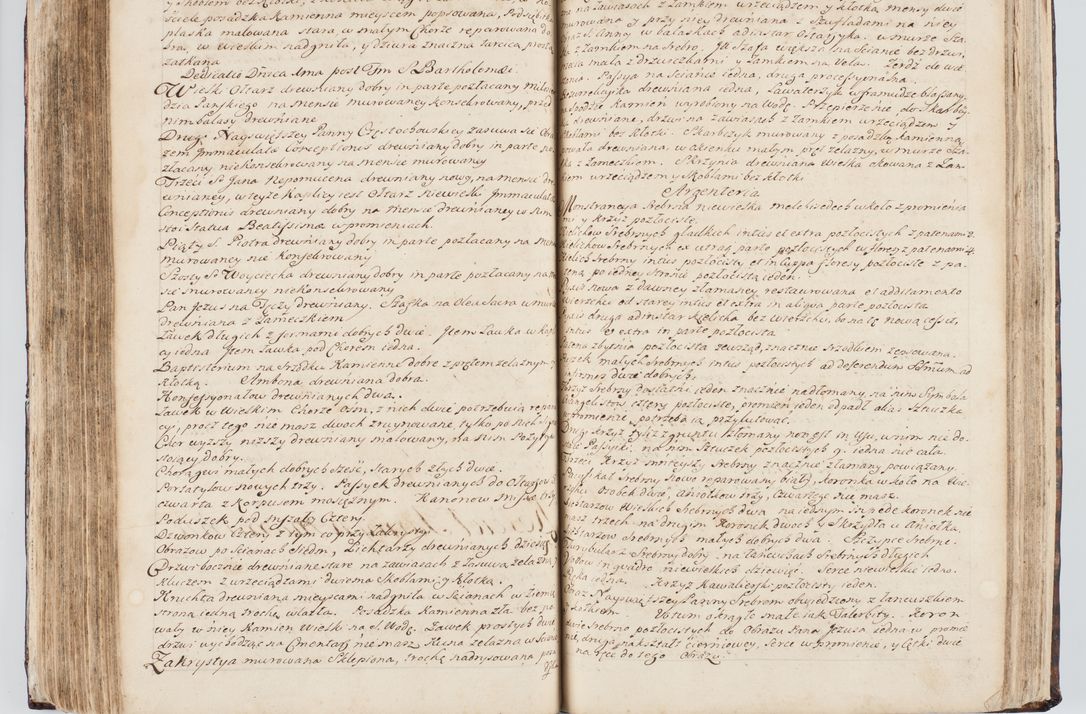 Zdjęcie nr 234 dla obiektu archiwalnego: Visitatio interna et externa ecclesiarum praeposituralium, parachialium, hospitalium et aliorum beneficiorum in decanatibus Bodzantinensi ac Kunoviensi consistentium per me Venceslaum Hieronymum de Bogusławice Sierakowski, pro tunc episcopum Cestrensem, coadiutorem Livoniae et Piltinensis, custodem Coronarum Regni , canonicum Cracoviensem uti tanquam praepositum Kielcensem, praeviis litteris innotescentialibus via cursoria per R.D. Decanos directis anno 1738 die 29 Julii inchoata et successivo anno 1739 die 14 memsis Junii terminata et peracta