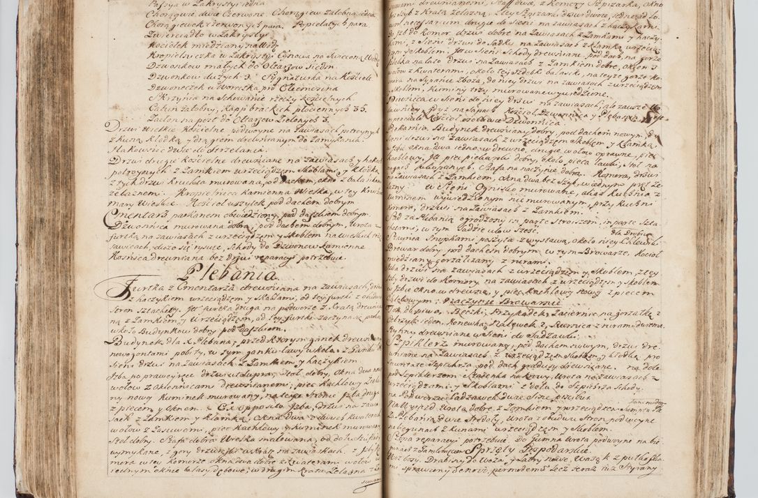 Zdjęcie nr 210 dla obiektu archiwalnego: Visitatio interna et externa ecclesiarum praeposituralium, parachialium, hospitalium et aliorum beneficiorum in decanatibus Bodzantinensi ac Kunoviensi consistentium per me Venceslaum Hieronymum de Bogusławice Sierakowski, pro tunc episcopum Cestrensem, coadiutorem Livoniae et Piltinensis, custodem Coronarum Regni , canonicum Cracoviensem uti tanquam praepositum Kielcensem, praeviis litteris innotescentialibus via cursoria per R.D. Decanos directis anno 1738 die 29 Julii inchoata et successivo anno 1739 die 14 memsis Junii terminata et peracta