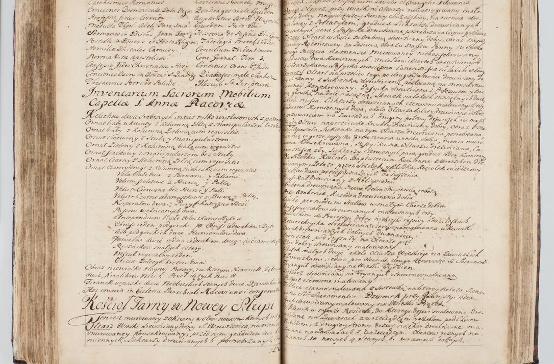 Zdjęcie nr 207 dla obiektu archiwalnego: Visitatio interna et externa ecclesiarum praeposituralium, parachialium, hospitalium et aliorum beneficiorum in decanatibus Bodzantinensi ac Kunoviensi consistentium per me Venceslaum Hieronymum de Bogusławice Sierakowski, pro tunc episcopum Cestrensem, coadiutorem Livoniae et Piltinensis, custodem Coronarum Regni , canonicum Cracoviensem uti tanquam praepositum Kielcensem, praeviis litteris innotescentialibus via cursoria per R.D. Decanos directis anno 1738 die 29 Julii inchoata et successivo anno 1739 die 14 memsis Junii terminata et peracta