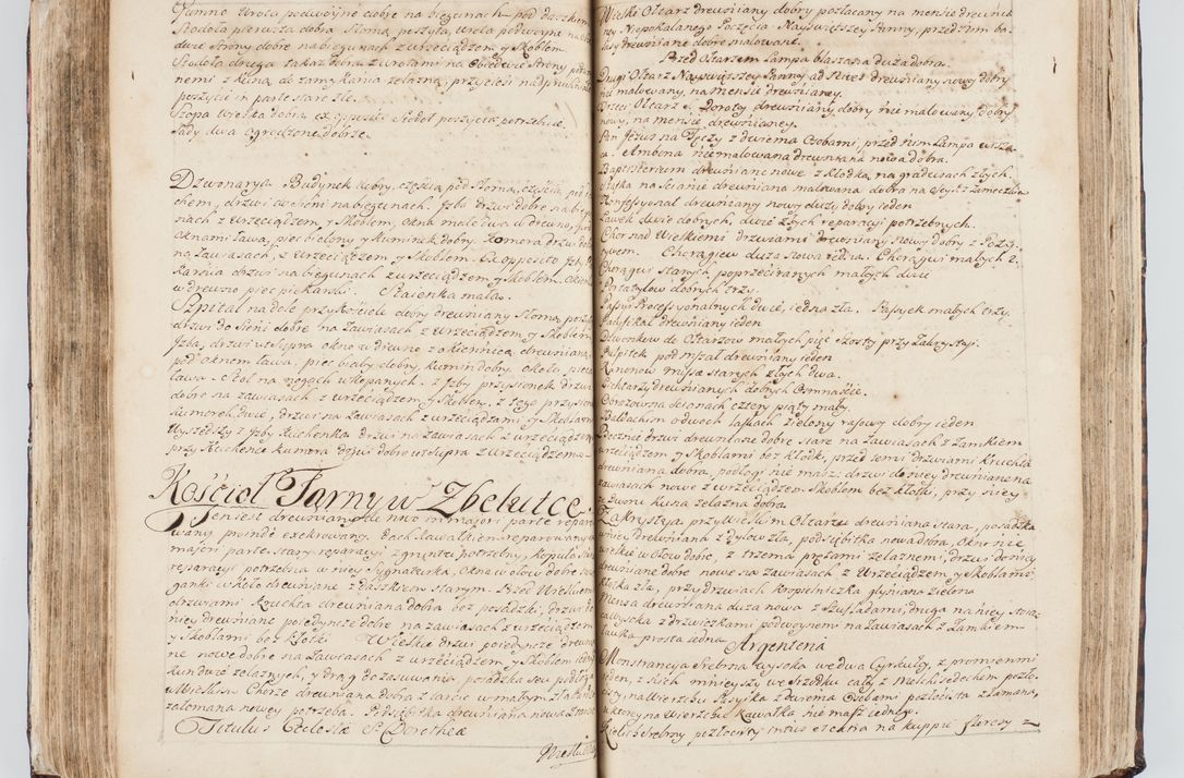Zdjęcie nr 179 dla obiektu archiwalnego: Visitatio interna et externa ecclesiarum praeposituralium, parachialium, hospitalium et aliorum beneficiorum in decanatibus Bodzantinensi ac Kunoviensi consistentium per me Venceslaum Hieronymum de Bogusławice Sierakowski, pro tunc episcopum Cestrensem, coadiutorem Livoniae et Piltinensis, custodem Coronarum Regni , canonicum Cracoviensem uti tanquam praepositum Kielcensem, praeviis litteris innotescentialibus via cursoria per R.D. Decanos directis anno 1738 die 29 Julii inchoata et successivo anno 1739 die 14 memsis Junii terminata et peracta
