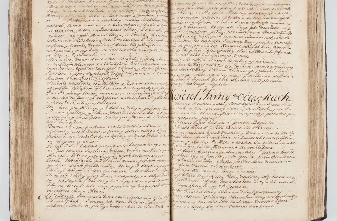 Zdjęcie nr 171 dla obiektu archiwalnego: Visitatio interna et externa ecclesiarum praeposituralium, parachialium, hospitalium et aliorum beneficiorum in decanatibus Bodzantinensi ac Kunoviensi consistentium per me Venceslaum Hieronymum de Bogusławice Sierakowski, pro tunc episcopum Cestrensem, coadiutorem Livoniae et Piltinensis, custodem Coronarum Regni , canonicum Cracoviensem uti tanquam praepositum Kielcensem, praeviis litteris innotescentialibus via cursoria per R.D. Decanos directis anno 1738 die 29 Julii inchoata et successivo anno 1739 die 14 memsis Junii terminata et peracta