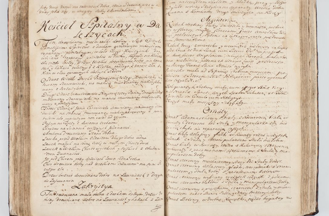 Zdjęcie nr 161 dla obiektu archiwalnego: Visitatio interna et externa ecclesiarum praeposituralium, parachialium, hospitalium et aliorum beneficiorum in decanatibus Bodzantinensi ac Kunoviensi consistentium per me Venceslaum Hieronymum de Bogusławice Sierakowski, pro tunc episcopum Cestrensem, coadiutorem Livoniae et Piltinensis, custodem Coronarum Regni , canonicum Cracoviensem uti tanquam praepositum Kielcensem, praeviis litteris innotescentialibus via cursoria per R.D. Decanos directis anno 1738 die 29 Julii inchoata et successivo anno 1739 die 14 memsis Junii terminata et peracta