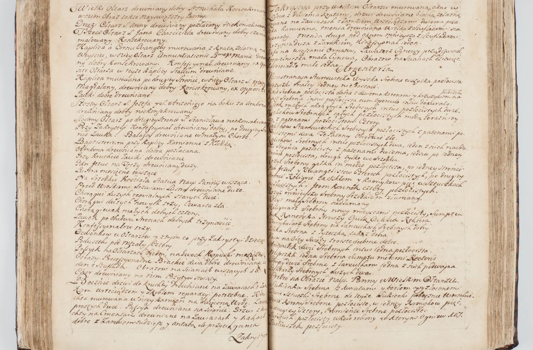 Zdjęcie nr 156 dla obiektu archiwalnego: Visitatio interna et externa ecclesiarum praeposituralium, parachialium, hospitalium et aliorum beneficiorum in decanatibus Bodzantinensi ac Kunoviensi consistentium per me Venceslaum Hieronymum de Bogusławice Sierakowski, pro tunc episcopum Cestrensem, coadiutorem Livoniae et Piltinensis, custodem Coronarum Regni , canonicum Cracoviensem uti tanquam praepositum Kielcensem, praeviis litteris innotescentialibus via cursoria per R.D. Decanos directis anno 1738 die 29 Julii inchoata et successivo anno 1739 die 14 memsis Junii terminata et peracta