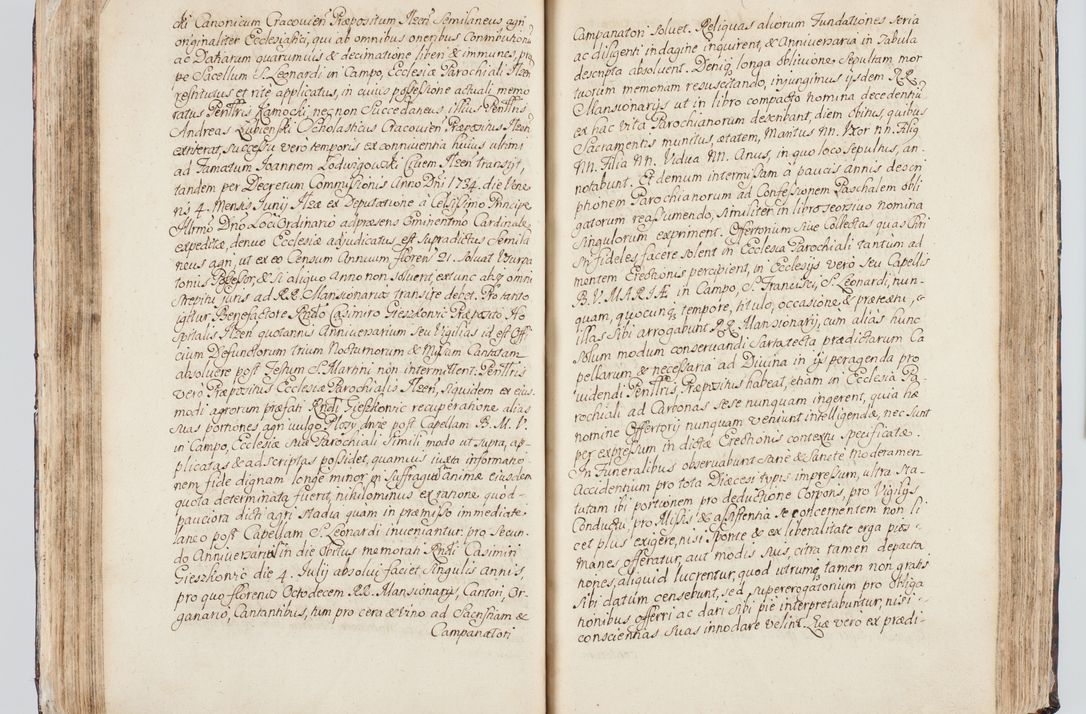 Zdjęcie nr 114 dla obiektu archiwalnego: Visitatio interna et externa ecclesiarum praeposituralium, parachialium, hospitalium et aliorum beneficiorum in decanatibus Bodzantinensi ac Kunoviensi consistentium per me Venceslaum Hieronymum de Bogusławice Sierakowski, pro tunc episcopum Cestrensem, coadiutorem Livoniae et Piltinensis, custodem Coronarum Regni , canonicum Cracoviensem uti tanquam praepositum Kielcensem, praeviis litteris innotescentialibus via cursoria per R.D. Decanos directis anno 1738 die 29 Julii inchoata et successivo anno 1739 die 14 memsis Junii terminata et peracta