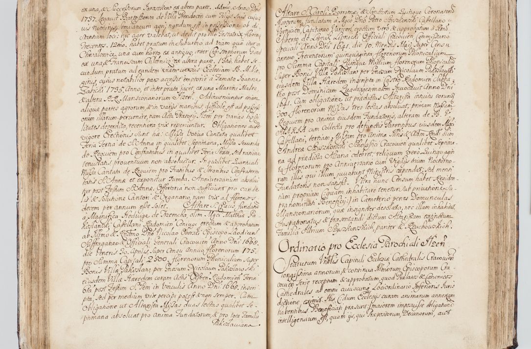 Zdjęcie nr 111 dla obiektu archiwalnego: Visitatio interna et externa ecclesiarum praeposituralium, parachialium, hospitalium et aliorum beneficiorum in decanatibus Bodzantinensi ac Kunoviensi consistentium per me Venceslaum Hieronymum de Bogusławice Sierakowski, pro tunc episcopum Cestrensem, coadiutorem Livoniae et Piltinensis, custodem Coronarum Regni , canonicum Cracoviensem uti tanquam praepositum Kielcensem, praeviis litteris innotescentialibus via cursoria per R.D. Decanos directis anno 1738 die 29 Julii inchoata et successivo anno 1739 die 14 memsis Junii terminata et peracta