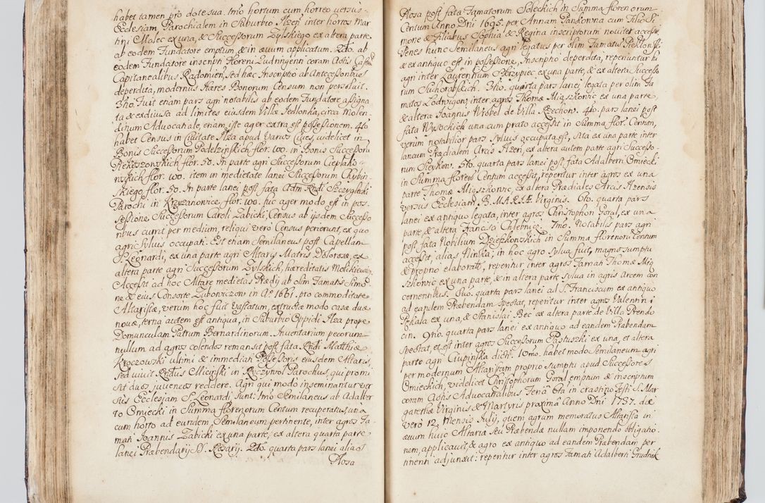 Zdjęcie nr 110 dla obiektu archiwalnego: Visitatio interna et externa ecclesiarum praeposituralium, parachialium, hospitalium et aliorum beneficiorum in decanatibus Bodzantinensi ac Kunoviensi consistentium per me Venceslaum Hieronymum de Bogusławice Sierakowski, pro tunc episcopum Cestrensem, coadiutorem Livoniae et Piltinensis, custodem Coronarum Regni , canonicum Cracoviensem uti tanquam praepositum Kielcensem, praeviis litteris innotescentialibus via cursoria per R.D. Decanos directis anno 1738 die 29 Julii inchoata et successivo anno 1739 die 14 memsis Junii terminata et peracta