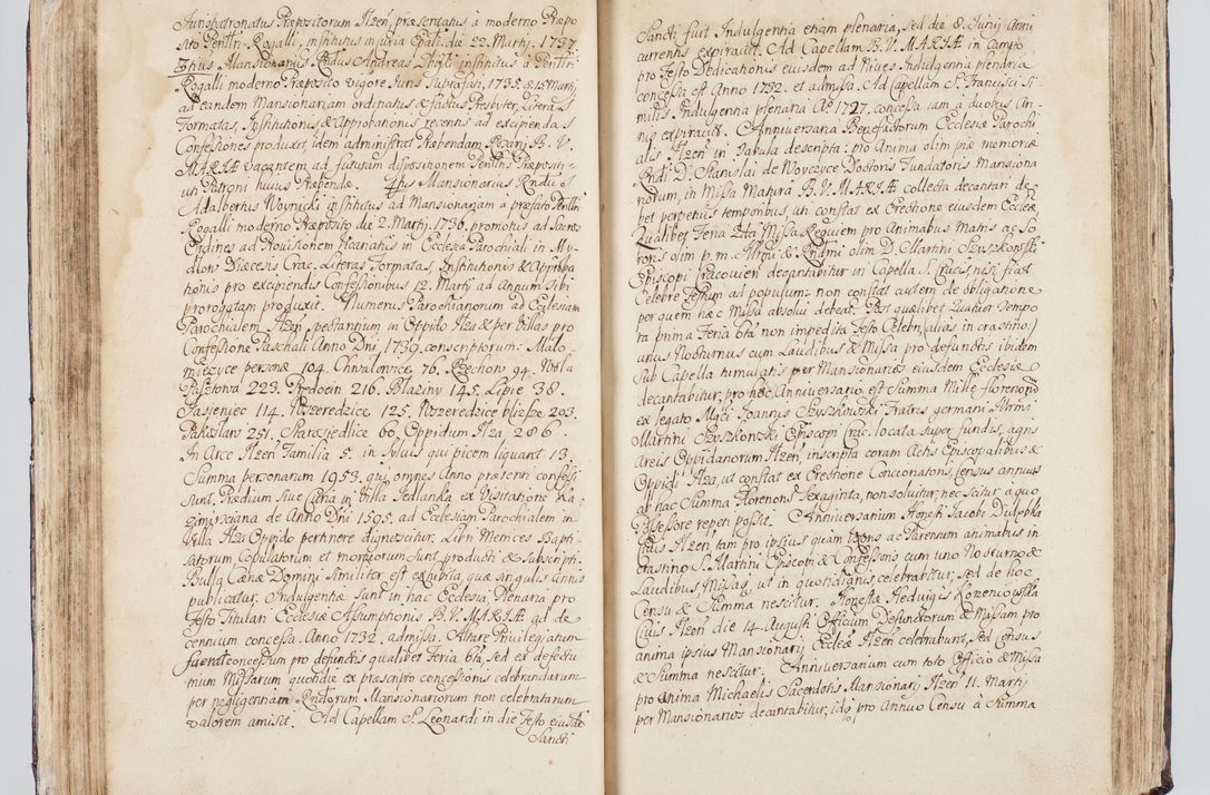 Zdjęcie nr 103 dla obiektu archiwalnego: Visitatio interna et externa ecclesiarum praeposituralium, parachialium, hospitalium et aliorum beneficiorum in decanatibus Bodzantinensi ac Kunoviensi consistentium per me Venceslaum Hieronymum de Bogusławice Sierakowski, pro tunc episcopum Cestrensem, coadiutorem Livoniae et Piltinensis, custodem Coronarum Regni , canonicum Cracoviensem uti tanquam praepositum Kielcensem, praeviis litteris innotescentialibus via cursoria per R.D. Decanos directis anno 1738 die 29 Julii inchoata et successivo anno 1739 die 14 memsis Junii terminata et peracta