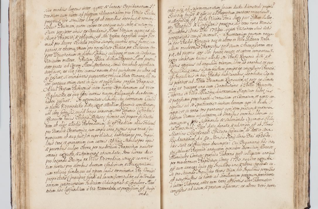 Zdjęcie nr 98 dla obiektu archiwalnego: Visitatio interna et externa ecclesiarum praeposituralium, parachialium, hospitalium et aliorum beneficiorum in decanatibus Bodzantinensi ac Kunoviensi consistentium per me Venceslaum Hieronymum de Bogusławice Sierakowski, pro tunc episcopum Cestrensem, coadiutorem Livoniae et Piltinensis, custodem Coronarum Regni , canonicum Cracoviensem uti tanquam praepositum Kielcensem, praeviis litteris innotescentialibus via cursoria per R.D. Decanos directis anno 1738 die 29 Julii inchoata et successivo anno 1739 die 14 memsis Junii terminata et peracta