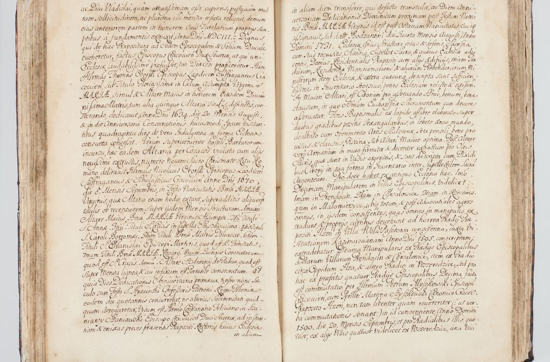 Zdjęcie nr 95 dla obiektu archiwalnego: Visitatio interna et externa ecclesiarum praeposituralium, parachialium, hospitalium et aliorum beneficiorum in decanatibus Bodzantinensi ac Kunoviensi consistentium per me Venceslaum Hieronymum de Bogusławice Sierakowski, pro tunc episcopum Cestrensem, coadiutorem Livoniae et Piltinensis, custodem Coronarum Regni , canonicum Cracoviensem uti tanquam praepositum Kielcensem, praeviis litteris innotescentialibus via cursoria per R.D. Decanos directis anno 1738 die 29 Julii inchoata et successivo anno 1739 die 14 memsis Junii terminata et peracta