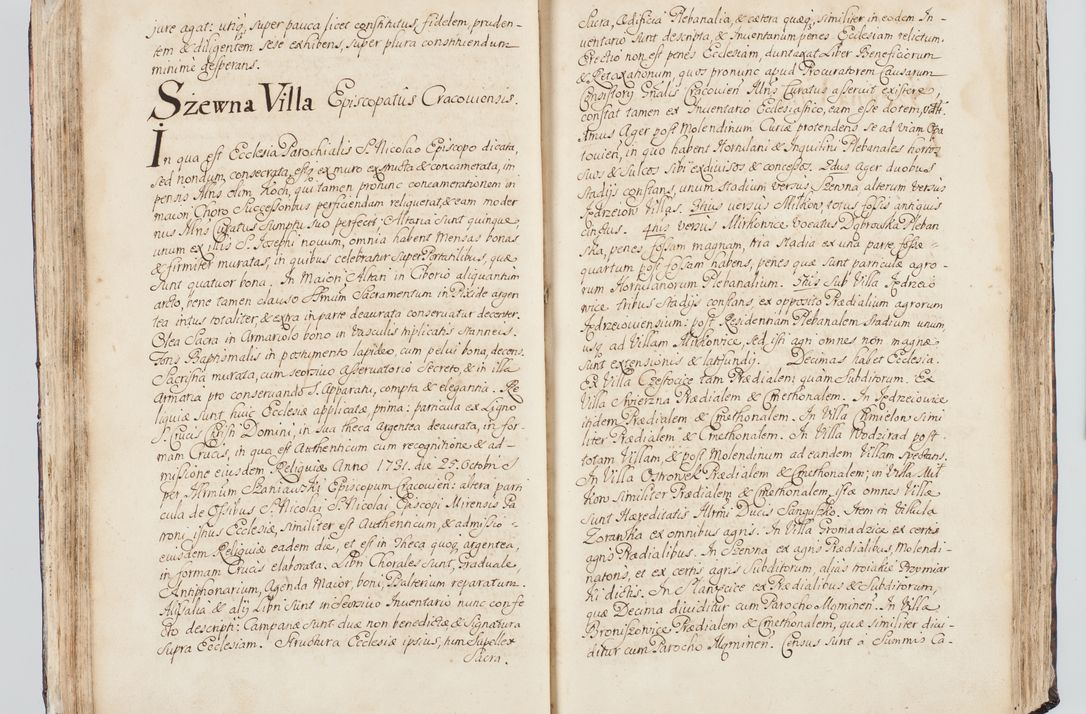 Zdjęcie nr 81 dla obiektu archiwalnego: Visitatio interna et externa ecclesiarum praeposituralium, parachialium, hospitalium et aliorum beneficiorum in decanatibus Bodzantinensi ac Kunoviensi consistentium per me Venceslaum Hieronymum de Bogusławice Sierakowski, pro tunc episcopum Cestrensem, coadiutorem Livoniae et Piltinensis, custodem Coronarum Regni , canonicum Cracoviensem uti tanquam praepositum Kielcensem, praeviis litteris innotescentialibus via cursoria per R.D. Decanos directis anno 1738 die 29 Julii inchoata et successivo anno 1739 die 14 memsis Junii terminata et peracta