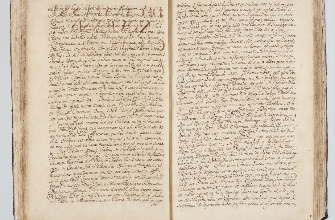 Zdjęcie nr 75 dla obiektu archiwalnego: Visitatio interna et externa ecclesiarum praeposituralium, parachialium, hospitalium et aliorum beneficiorum in decanatibus Bodzantinensi ac Kunoviensi consistentium per me Venceslaum Hieronymum de Bogusławice Sierakowski, pro tunc episcopum Cestrensem, coadiutorem Livoniae et Piltinensis, custodem Coronarum Regni , canonicum Cracoviensem uti tanquam praepositum Kielcensem, praeviis litteris innotescentialibus via cursoria per R.D. Decanos directis anno 1738 die 29 Julii inchoata et successivo anno 1739 die 14 memsis Junii terminata et peracta