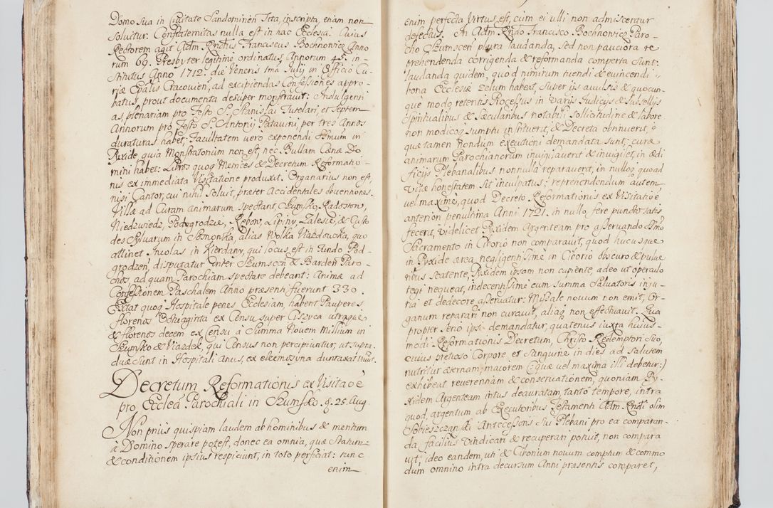 Zdjęcie nr 58 dla obiektu archiwalnego: Visitatio interna et externa ecclesiarum praeposituralium, parachialium, hospitalium et aliorum beneficiorum in decanatibus Bodzantinensi ac Kunoviensi consistentium per me Venceslaum Hieronymum de Bogusławice Sierakowski, pro tunc episcopum Cestrensem, coadiutorem Livoniae et Piltinensis, custodem Coronarum Regni , canonicum Cracoviensem uti tanquam praepositum Kielcensem, praeviis litteris innotescentialibus via cursoria per R.D. Decanos directis anno 1738 die 29 Julii inchoata et successivo anno 1739 die 14 memsis Junii terminata et peracta