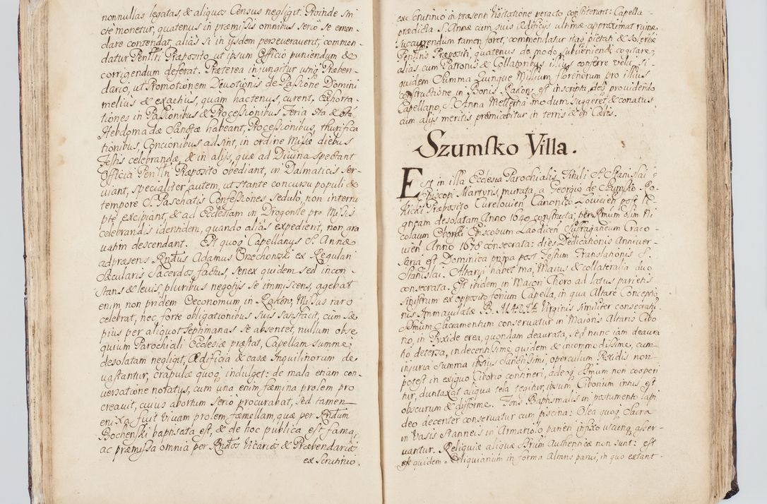 Zdjęcie nr 55 dla obiektu archiwalnego: Visitatio interna et externa ecclesiarum praeposituralium, parachialium, hospitalium et aliorum beneficiorum in decanatibus Bodzantinensi ac Kunoviensi consistentium per me Venceslaum Hieronymum de Bogusławice Sierakowski, pro tunc episcopum Cestrensem, coadiutorem Livoniae et Piltinensis, custodem Coronarum Regni , canonicum Cracoviensem uti tanquam praepositum Kielcensem, praeviis litteris innotescentialibus via cursoria per R.D. Decanos directis anno 1738 die 29 Julii inchoata et successivo anno 1739 die 14 memsis Junii terminata et peracta