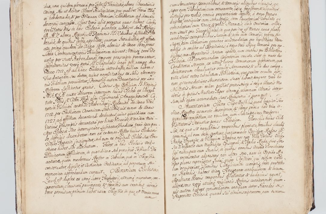 Zdjęcie nr 48 dla obiektu archiwalnego: Visitatio interna et externa ecclesiarum praeposituralium, parachialium, hospitalium et aliorum beneficiorum in decanatibus Bodzantinensi ac Kunoviensi consistentium per me Venceslaum Hieronymum de Bogusławice Sierakowski, pro tunc episcopum Cestrensem, coadiutorem Livoniae et Piltinensis, custodem Coronarum Regni , canonicum Cracoviensem uti tanquam praepositum Kielcensem, praeviis litteris innotescentialibus via cursoria per R.D. Decanos directis anno 1738 die 29 Julii inchoata et successivo anno 1739 die 14 memsis Junii terminata et peracta