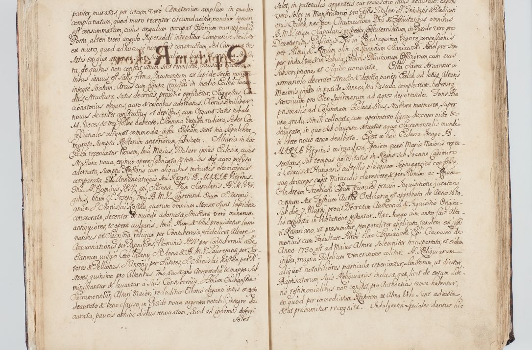 Zdjęcie nr 46 dla obiektu archiwalnego: Visitatio interna et externa ecclesiarum praeposituralium, parachialium, hospitalium et aliorum beneficiorum in decanatibus Bodzantinensi ac Kunoviensi consistentium per me Venceslaum Hieronymum de Bogusławice Sierakowski, pro tunc episcopum Cestrensem, coadiutorem Livoniae et Piltinensis, custodem Coronarum Regni , canonicum Cracoviensem uti tanquam praepositum Kielcensem, praeviis litteris innotescentialibus via cursoria per R.D. Decanos directis anno 1738 die 29 Julii inchoata et successivo anno 1739 die 14 memsis Junii terminata et peracta