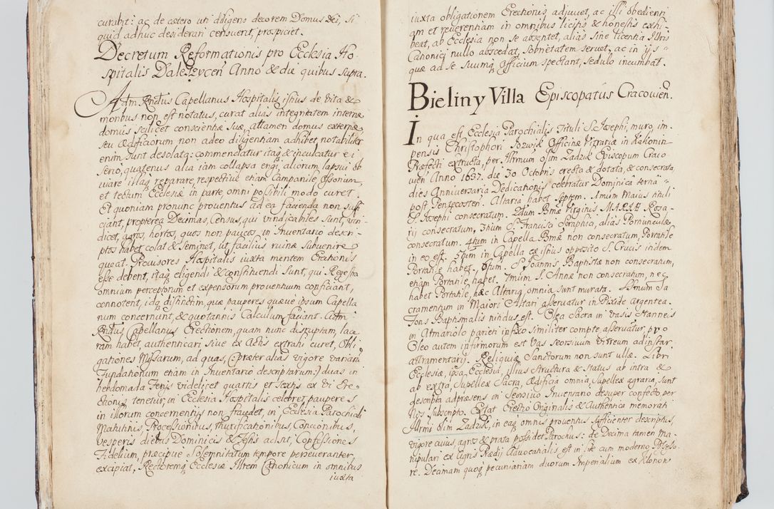 Zdjęcie nr 37 dla obiektu archiwalnego: Visitatio interna et externa ecclesiarum praeposituralium, parachialium, hospitalium et aliorum beneficiorum in decanatibus Bodzantinensi ac Kunoviensi consistentium per me Venceslaum Hieronymum de Bogusławice Sierakowski, pro tunc episcopum Cestrensem, coadiutorem Livoniae et Piltinensis, custodem Coronarum Regni , canonicum Cracoviensem uti tanquam praepositum Kielcensem, praeviis litteris innotescentialibus via cursoria per R.D. Decanos directis anno 1738 die 29 Julii inchoata et successivo anno 1739 die 14 memsis Junii terminata et peracta