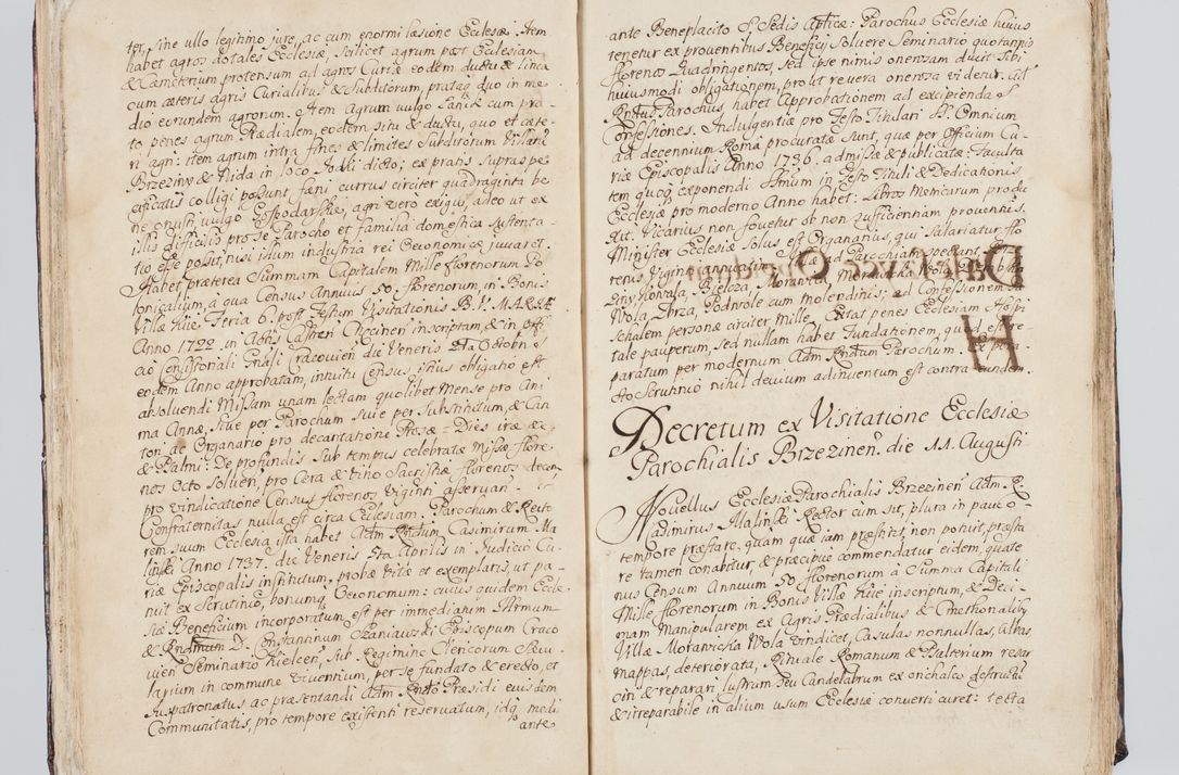 Zdjęcie nr 31 dla obiektu archiwalnego: Visitatio interna et externa ecclesiarum praeposituralium, parachialium, hospitalium et aliorum beneficiorum in decanatibus Bodzantinensi ac Kunoviensi consistentium per me Venceslaum Hieronymum de Bogusławice Sierakowski, pro tunc episcopum Cestrensem, coadiutorem Livoniae et Piltinensis, custodem Coronarum Regni , canonicum Cracoviensem uti tanquam praepositum Kielcensem, praeviis litteris innotescentialibus via cursoria per R.D. Decanos directis anno 1738 die 29 Julii inchoata et successivo anno 1739 die 14 memsis Junii terminata et peracta