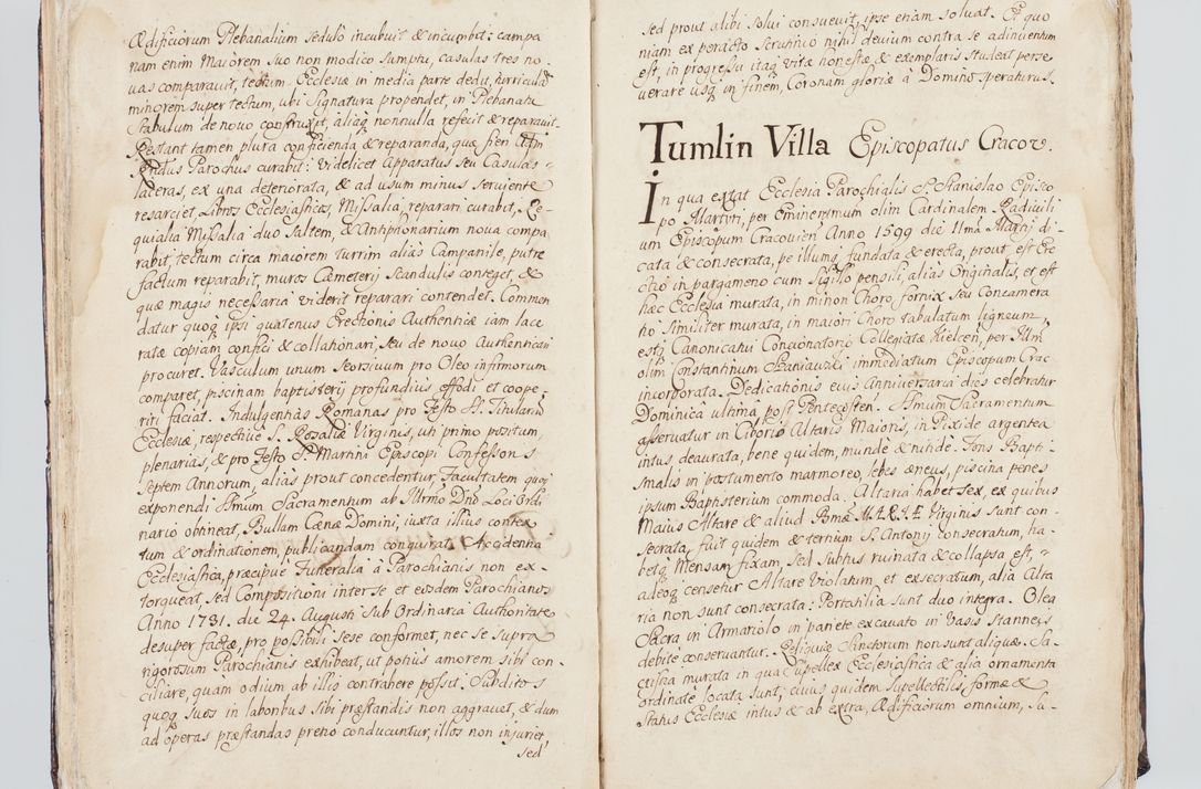 Zdjęcie nr 25 dla obiektu archiwalnego: Visitatio interna et externa ecclesiarum praeposituralium, parachialium, hospitalium et aliorum beneficiorum in decanatibus Bodzantinensi ac Kunoviensi consistentium per me Venceslaum Hieronymum de Bogusławice Sierakowski, pro tunc episcopum Cestrensem, coadiutorem Livoniae et Piltinensis, custodem Coronarum Regni , canonicum Cracoviensem uti tanquam praepositum Kielcensem, praeviis litteris innotescentialibus via cursoria per R.D. Decanos directis anno 1738 die 29 Julii inchoata et successivo anno 1739 die 14 memsis Junii terminata et peracta