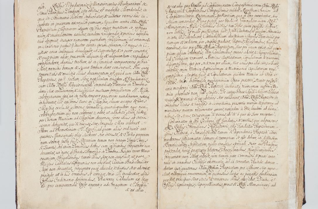 Zdjęcie nr 18 dla obiektu archiwalnego: Visitatio interna et externa ecclesiarum praeposituralium, parachialium, hospitalium et aliorum beneficiorum in decanatibus Bodzantinensi ac Kunoviensi consistentium per me Venceslaum Hieronymum de Bogusławice Sierakowski, pro tunc episcopum Cestrensem, coadiutorem Livoniae et Piltinensis, custodem Coronarum Regni , canonicum Cracoviensem uti tanquam praepositum Kielcensem, praeviis litteris innotescentialibus via cursoria per R.D. Decanos directis anno 1738 die 29 Julii inchoata et successivo anno 1739 die 14 memsis Junii terminata et peracta