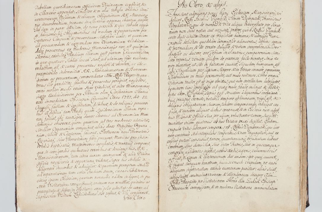 Zdjęcie nr 17 dla obiektu archiwalnego: Visitatio interna et externa ecclesiarum praeposituralium, parachialium, hospitalium et aliorum beneficiorum in decanatibus Bodzantinensi ac Kunoviensi consistentium per me Venceslaum Hieronymum de Bogusławice Sierakowski, pro tunc episcopum Cestrensem, coadiutorem Livoniae et Piltinensis, custodem Coronarum Regni , canonicum Cracoviensem uti tanquam praepositum Kielcensem, praeviis litteris innotescentialibus via cursoria per R.D. Decanos directis anno 1738 die 29 Julii inchoata et successivo anno 1739 die 14 memsis Junii terminata et peracta