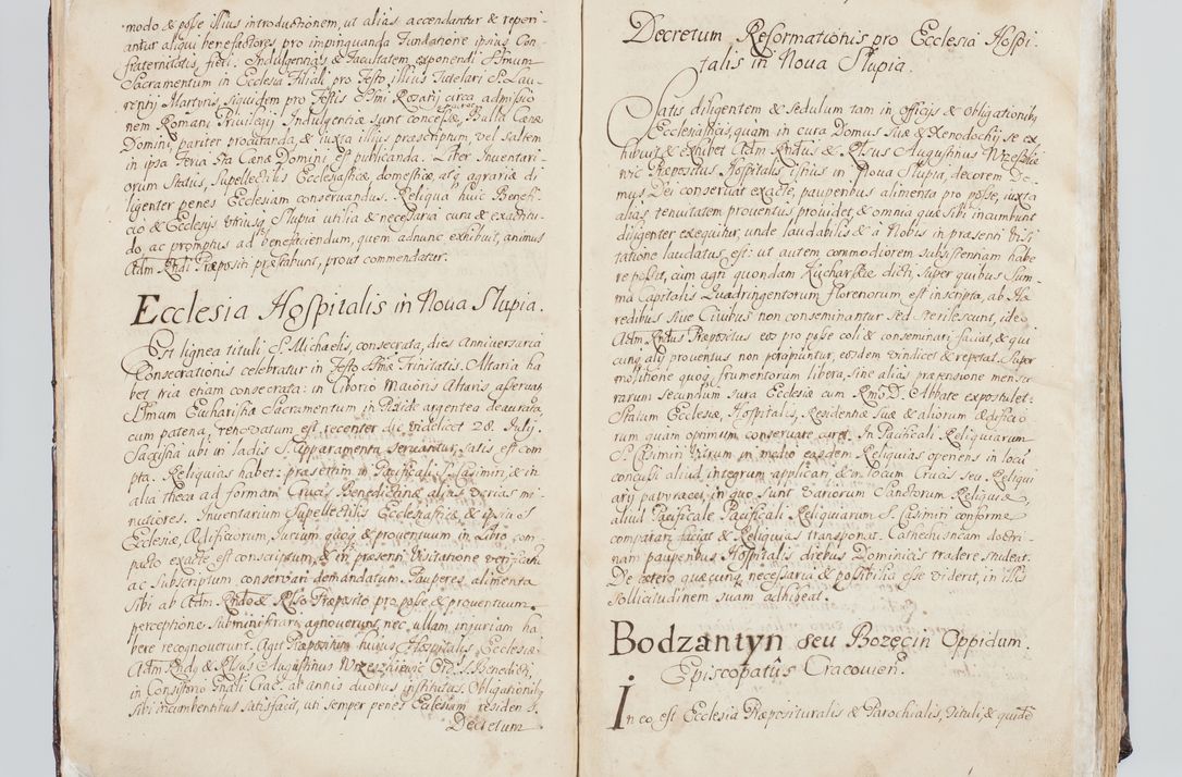 Zdjęcie nr 15 dla obiektu archiwalnego: Visitatio interna et externa ecclesiarum praeposituralium, parachialium, hospitalium et aliorum beneficiorum in decanatibus Bodzantinensi ac Kunoviensi consistentium per me Venceslaum Hieronymum de Bogusławice Sierakowski, pro tunc episcopum Cestrensem, coadiutorem Livoniae et Piltinensis, custodem Coronarum Regni , canonicum Cracoviensem uti tanquam praepositum Kielcensem, praeviis litteris innotescentialibus via cursoria per R.D. Decanos directis anno 1738 die 29 Julii inchoata et successivo anno 1739 die 14 memsis Junii terminata et peracta