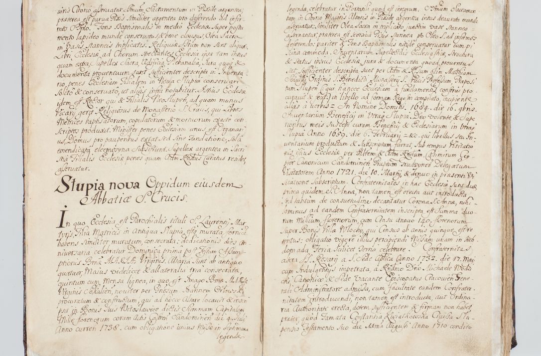 Zdjęcie nr 13 dla obiektu archiwalnego: Visitatio interna et externa ecclesiarum praeposituralium, parachialium, hospitalium et aliorum beneficiorum in decanatibus Bodzantinensi ac Kunoviensi consistentium per me Venceslaum Hieronymum de Bogusławice Sierakowski, pro tunc episcopum Cestrensem, coadiutorem Livoniae et Piltinensis, custodem Coronarum Regni , canonicum Cracoviensem uti tanquam praepositum Kielcensem, praeviis litteris innotescentialibus via cursoria per R.D. Decanos directis anno 1738 die 29 Julii inchoata et successivo anno 1739 die 14 memsis Junii terminata et peracta