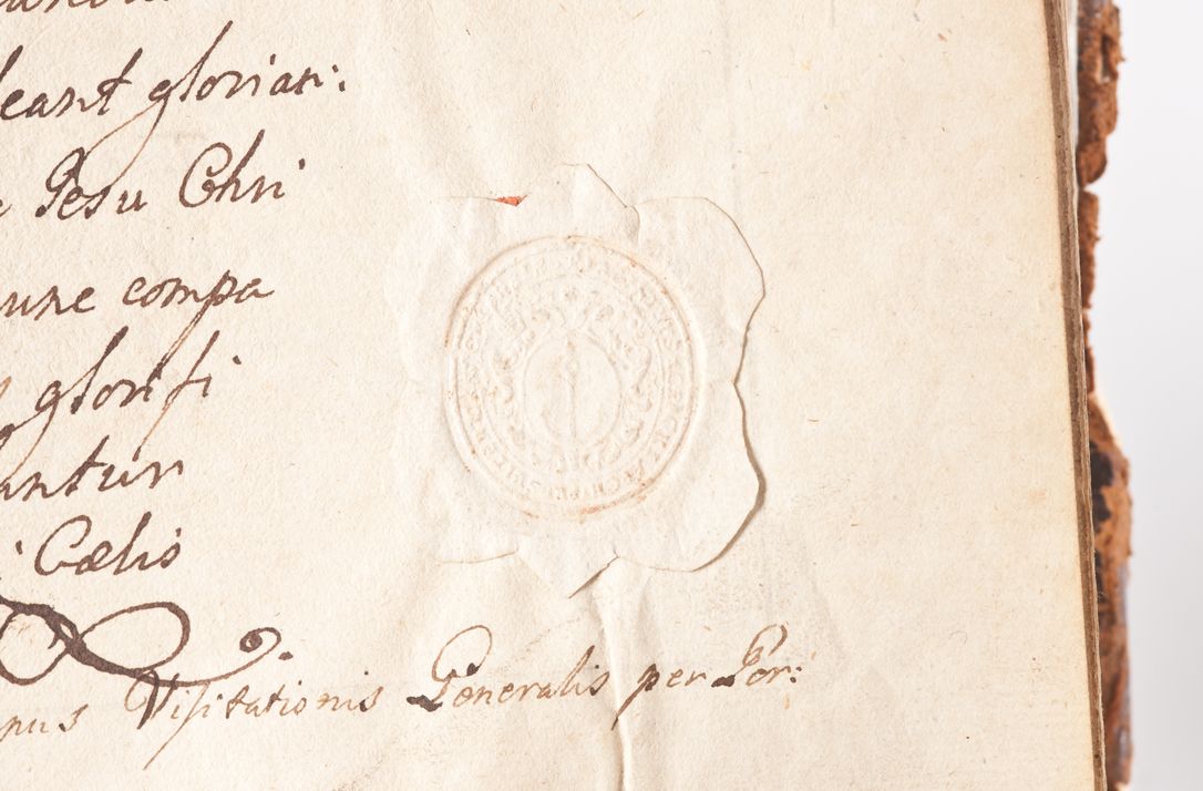 Zdjęcie nr 590 dla obiektu archiwalnego: Acta visitationis ecclesiarum parachialium tum capellarum - oratorium, hospitalium, confraternitatum ac aliorum piorum locorum intra et extra civitatem Cracoviensem consistentium, vigore litterarum specialis commissionis Cel. Principis et. R.D. Andrea Stanislai Kostka in Załuskie Załuski episcopi Cracoviensis ducis Severiensis, per Hyacinthum Łopacki canonicum et archipraesbyterum Cracoviensem, canonicum et archipraesbyterum Cracoviensem, canonicum Sandomieriensem, visitatorem a.D. 1748 et sequentii conscripta