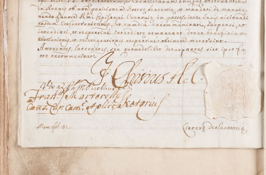 Zdjęcie nr 585 dla obiektu archiwalnego: Acta visitationis ecclesiarum parachialium tum capellarum - oratorium, hospitalium, confraternitatum ac aliorum piorum locorum intra et extra civitatem Cracoviensem consistentium, vigore litterarum specialis commissionis Cel. Principis et. R.D. Andrea Stanislai Kostka in Załuskie Załuski episcopi Cracoviensis ducis Severiensis, per Hyacinthum Łopacki canonicum et archipraesbyterum Cracoviensem, canonicum et archipraesbyterum Cracoviensem, canonicum Sandomieriensem, visitatorem a.D. 1748 et sequentii conscripta
