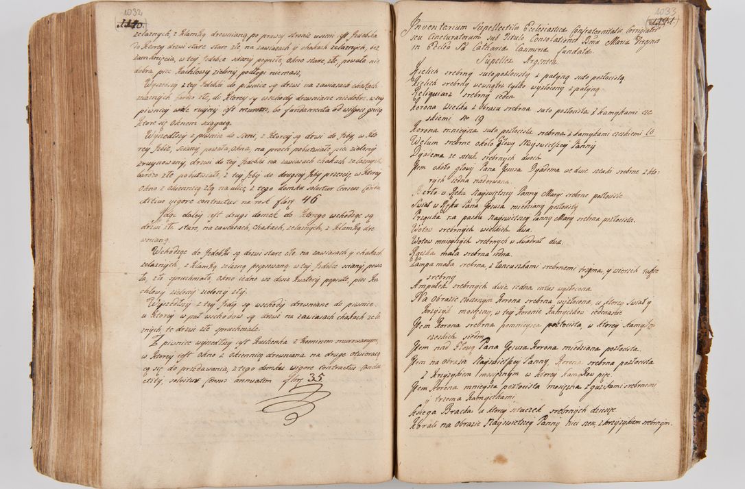 Zdjęcie nr 560 dla obiektu archiwalnego: Acta visitationis ecclesiarum parachialium tum capellarum - oratorium, hospitalium, confraternitatum ac aliorum piorum locorum intra et extra civitatem Cracoviensem consistentium, vigore litterarum specialis commissionis Cel. Principis et. R.D. Andrea Stanislai Kostka in Załuskie Załuski episcopi Cracoviensis ducis Severiensis, per Hyacinthum Łopacki canonicum et archipraesbyterum Cracoviensem, canonicum et archipraesbyterum Cracoviensem, canonicum Sandomieriensem, visitatorem a.D. 1748 et sequentii conscripta