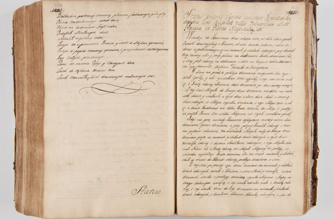 Zdjęcie nr 556 dla obiektu archiwalnego: Acta visitationis ecclesiarum parachialium tum capellarum - oratorium, hospitalium, confraternitatum ac aliorum piorum locorum intra et extra civitatem Cracoviensem consistentium, vigore litterarum specialis commissionis Cel. Principis et. R.D. Andrea Stanislai Kostka in Załuskie Załuski episcopi Cracoviensis ducis Severiensis, per Hyacinthum Łopacki canonicum et archipraesbyterum Cracoviensem, canonicum et archipraesbyterum Cracoviensem, canonicum Sandomieriensem, visitatorem a.D. 1748 et sequentii conscripta