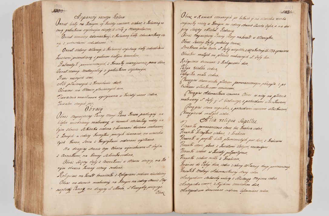 Zdjęcie nr 555 dla obiektu archiwalnego: Acta visitationis ecclesiarum parachialium tum capellarum - oratorium, hospitalium, confraternitatum ac aliorum piorum locorum intra et extra civitatem Cracoviensem consistentium, vigore litterarum specialis commissionis Cel. Principis et. R.D. Andrea Stanislai Kostka in Załuskie Załuski episcopi Cracoviensis ducis Severiensis, per Hyacinthum Łopacki canonicum et archipraesbyterum Cracoviensem, canonicum et archipraesbyterum Cracoviensem, canonicum Sandomieriensem, visitatorem a.D. 1748 et sequentii conscripta