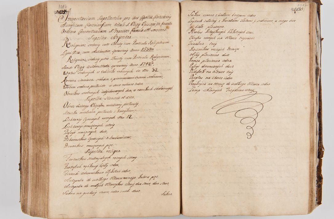 Zdjęcie nr 552 dla obiektu archiwalnego: Acta visitationis ecclesiarum parachialium tum capellarum - oratorium, hospitalium, confraternitatum ac aliorum piorum locorum intra et extra civitatem Cracoviensem consistentium, vigore litterarum specialis commissionis Cel. Principis et. R.D. Andrea Stanislai Kostka in Załuskie Załuski episcopi Cracoviensis ducis Severiensis, per Hyacinthum Łopacki canonicum et archipraesbyterum Cracoviensem, canonicum et archipraesbyterum Cracoviensem, canonicum Sandomieriensem, visitatorem a.D. 1748 et sequentii conscripta
