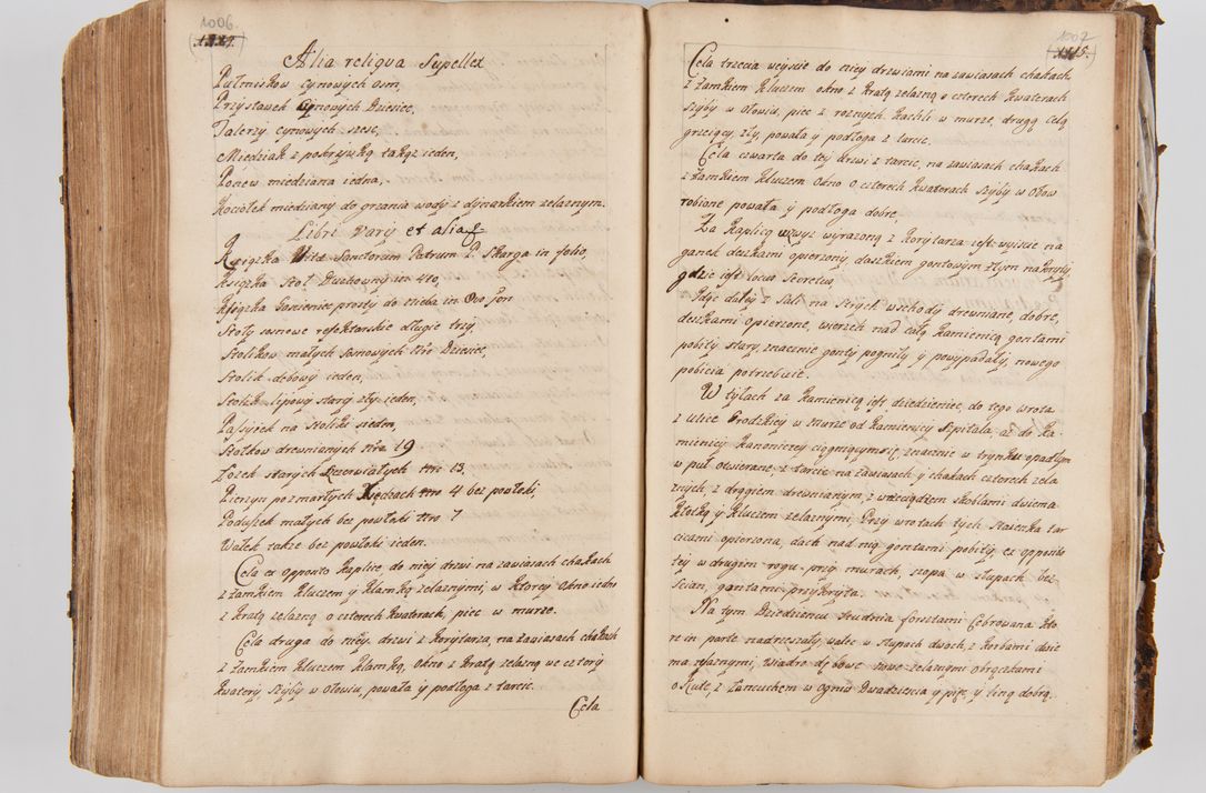 Zdjęcie nr 547 dla obiektu archiwalnego: Acta visitationis ecclesiarum parachialium tum capellarum - oratorium, hospitalium, confraternitatum ac aliorum piorum locorum intra et extra civitatem Cracoviensem consistentium, vigore litterarum specialis commissionis Cel. Principis et. R.D. Andrea Stanislai Kostka in Załuskie Załuski episcopi Cracoviensis ducis Severiensis, per Hyacinthum Łopacki canonicum et archipraesbyterum Cracoviensem, canonicum et archipraesbyterum Cracoviensem, canonicum Sandomieriensem, visitatorem a.D. 1748 et sequentii conscripta