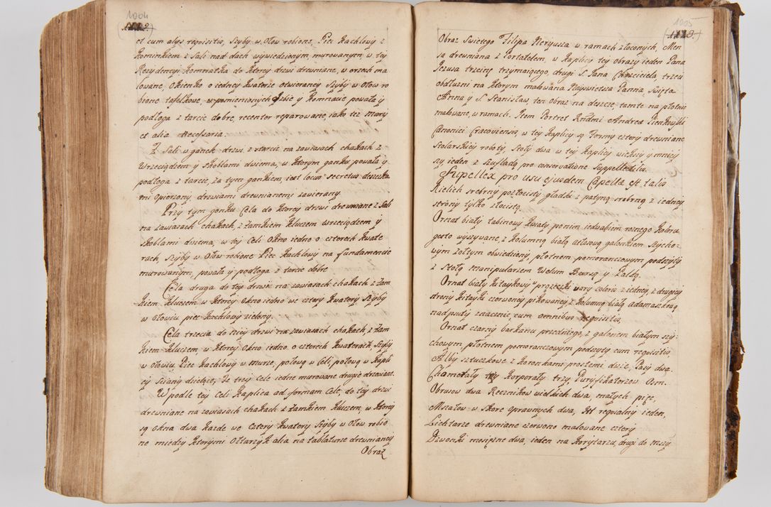 Zdjęcie nr 546 dla obiektu archiwalnego: Acta visitationis ecclesiarum parachialium tum capellarum - oratorium, hospitalium, confraternitatum ac aliorum piorum locorum intra et extra civitatem Cracoviensem consistentium, vigore litterarum specialis commissionis Cel. Principis et. R.D. Andrea Stanislai Kostka in Załuskie Załuski episcopi Cracoviensis ducis Severiensis, per Hyacinthum Łopacki canonicum et archipraesbyterum Cracoviensem, canonicum et archipraesbyterum Cracoviensem, canonicum Sandomieriensem, visitatorem a.D. 1748 et sequentii conscripta
