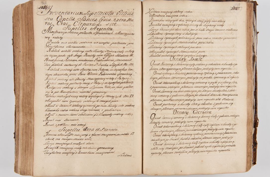 Zdjęcie nr 517 dla obiektu archiwalnego: Acta visitationis ecclesiarum parachialium tum capellarum - oratorium, hospitalium, confraternitatum ac aliorum piorum locorum intra et extra civitatem Cracoviensem consistentium, vigore litterarum specialis commissionis Cel. Principis et. R.D. Andrea Stanislai Kostka in Załuskie Załuski episcopi Cracoviensis ducis Severiensis, per Hyacinthum Łopacki canonicum et archipraesbyterum Cracoviensem, canonicum et archipraesbyterum Cracoviensem, canonicum Sandomieriensem, visitatorem a.D. 1748 et sequentii conscripta