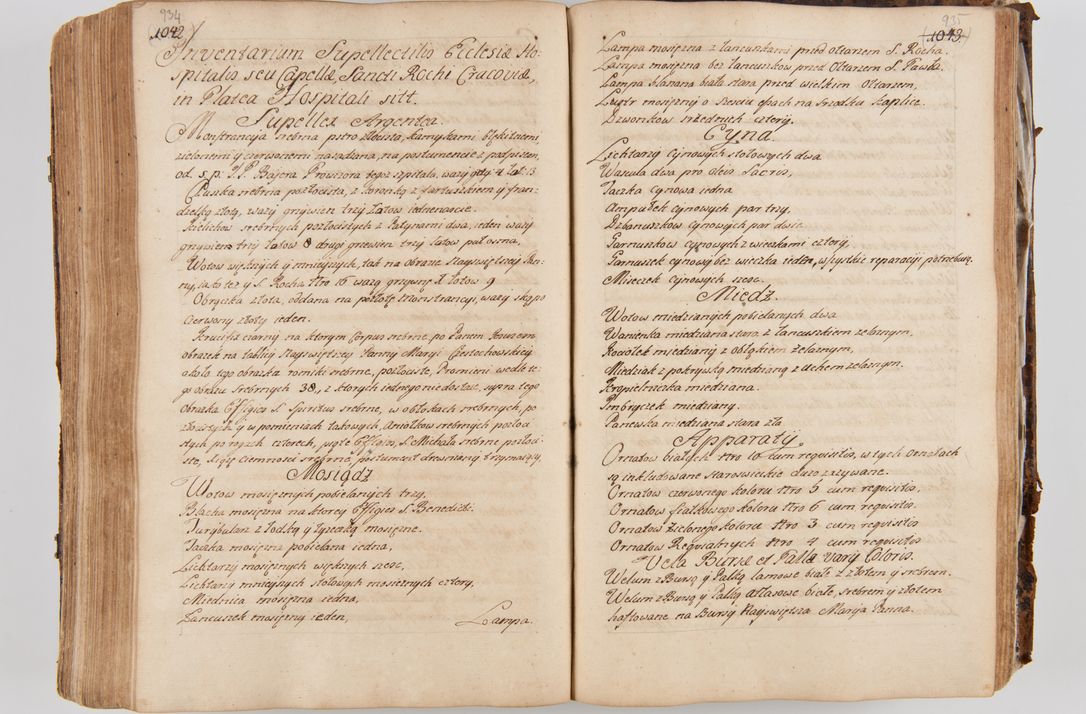 Zdjęcie nr 510 dla obiektu archiwalnego: Acta visitationis ecclesiarum parachialium tum capellarum - oratorium, hospitalium, confraternitatum ac aliorum piorum locorum intra et extra civitatem Cracoviensem consistentium, vigore litterarum specialis commissionis Cel. Principis et. R.D. Andrea Stanislai Kostka in Załuskie Załuski episcopi Cracoviensis ducis Severiensis, per Hyacinthum Łopacki canonicum et archipraesbyterum Cracoviensem, canonicum et archipraesbyterum Cracoviensem, canonicum Sandomieriensem, visitatorem a.D. 1748 et sequentii conscripta