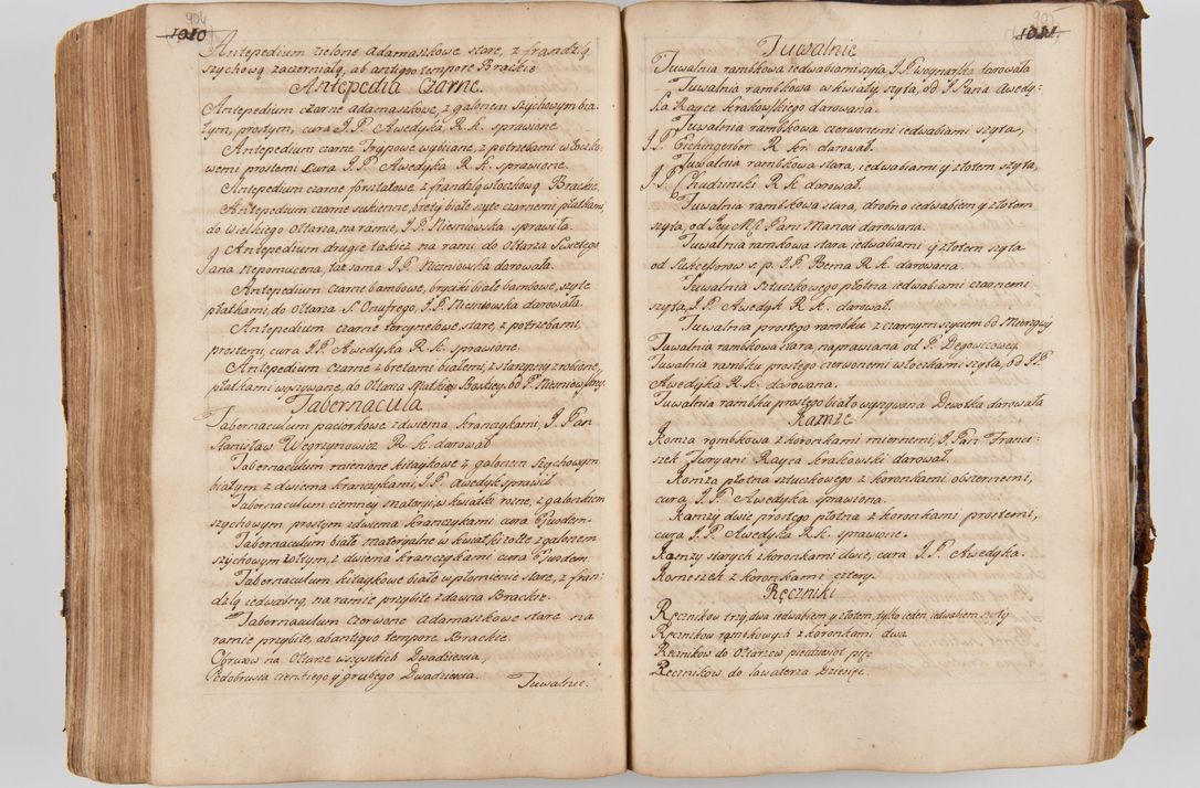 Zdjęcie nr 495 dla obiektu archiwalnego: Acta visitationis ecclesiarum parachialium tum capellarum - oratorium, hospitalium, confraternitatum ac aliorum piorum locorum intra et extra civitatem Cracoviensem consistentium, vigore litterarum specialis commissionis Cel. Principis et. R.D. Andrea Stanislai Kostka in Załuskie Załuski episcopi Cracoviensis ducis Severiensis, per Hyacinthum Łopacki canonicum et archipraesbyterum Cracoviensem, canonicum et archipraesbyterum Cracoviensem, canonicum Sandomieriensem, visitatorem a.D. 1748 et sequentii conscripta