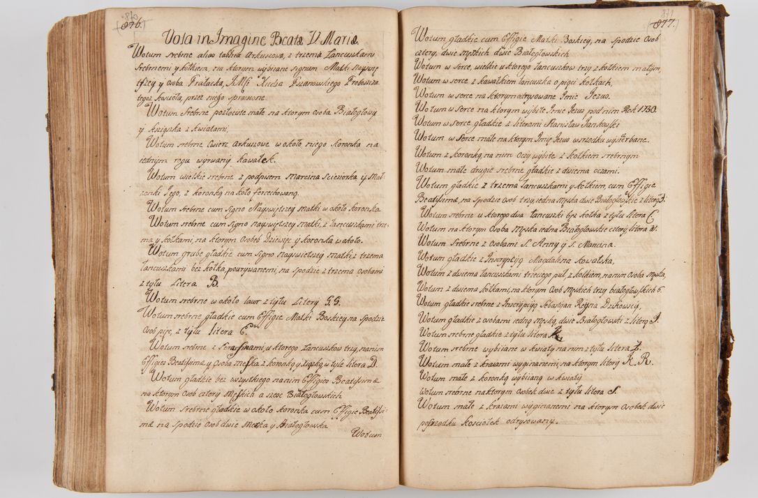 Zdjęcie nr 478 dla obiektu archiwalnego: Acta visitationis ecclesiarum parachialium tum capellarum - oratorium, hospitalium, confraternitatum ac aliorum piorum locorum intra et extra civitatem Cracoviensem consistentium, vigore litterarum specialis commissionis Cel. Principis et. R.D. Andrea Stanislai Kostka in Załuskie Załuski episcopi Cracoviensis ducis Severiensis, per Hyacinthum Łopacki canonicum et archipraesbyterum Cracoviensem, canonicum et archipraesbyterum Cracoviensem, canonicum Sandomieriensem, visitatorem a.D. 1748 et sequentii conscripta
