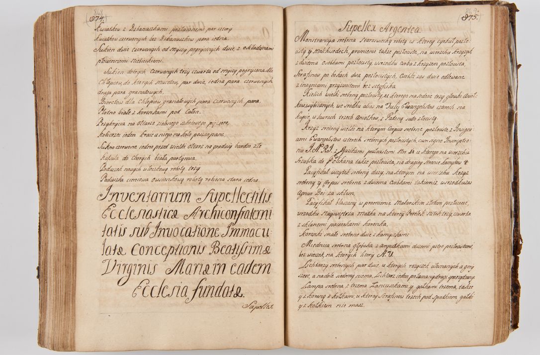 Zdjęcie nr 477 dla obiektu archiwalnego: Acta visitationis ecclesiarum parachialium tum capellarum - oratorium, hospitalium, confraternitatum ac aliorum piorum locorum intra et extra civitatem Cracoviensem consistentium, vigore litterarum specialis commissionis Cel. Principis et. R.D. Andrea Stanislai Kostka in Załuskie Załuski episcopi Cracoviensis ducis Severiensis, per Hyacinthum Łopacki canonicum et archipraesbyterum Cracoviensem, canonicum et archipraesbyterum Cracoviensem, canonicum Sandomieriensem, visitatorem a.D. 1748 et sequentii conscripta