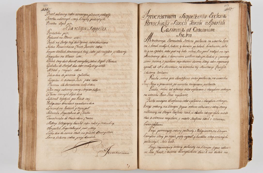 Zdjęcie nr 468 dla obiektu archiwalnego: Acta visitationis ecclesiarum parachialium tum capellarum - oratorium, hospitalium, confraternitatum ac aliorum piorum locorum intra et extra civitatem Cracoviensem consistentium, vigore litterarum specialis commissionis Cel. Principis et. R.D. Andrea Stanislai Kostka in Załuskie Załuski episcopi Cracoviensis ducis Severiensis, per Hyacinthum Łopacki canonicum et archipraesbyterum Cracoviensem, canonicum et archipraesbyterum Cracoviensem, canonicum Sandomieriensem, visitatorem a.D. 1748 et sequentii conscripta