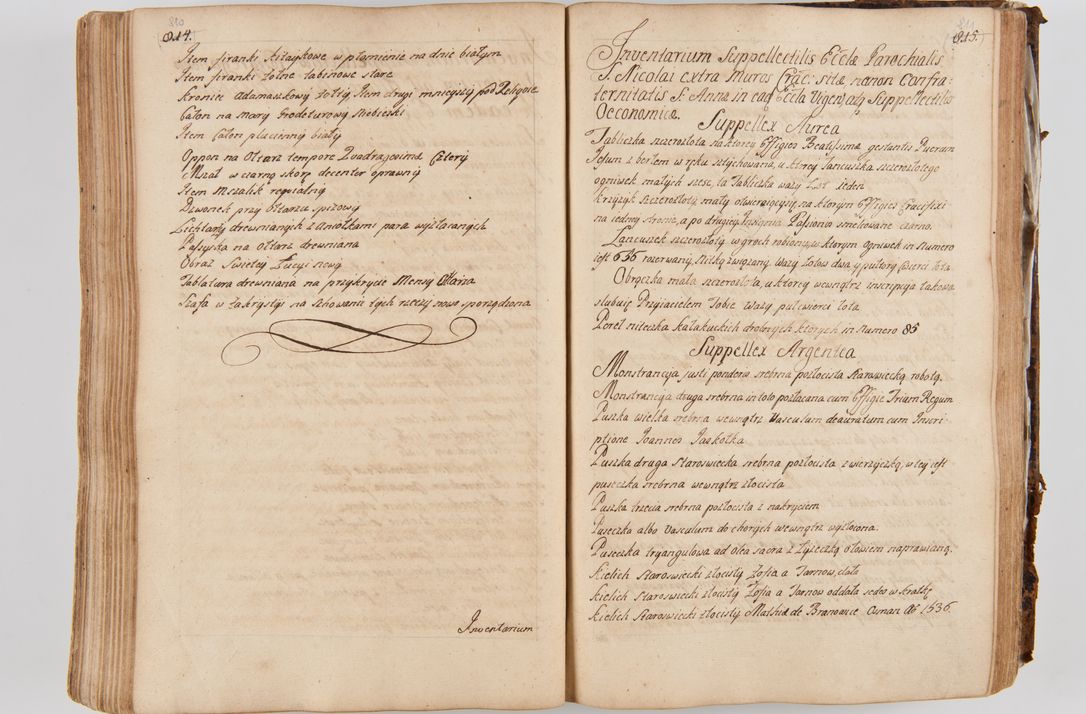 Zdjęcie nr 447 dla obiektu archiwalnego: Acta visitationis ecclesiarum parachialium tum capellarum - oratorium, hospitalium, confraternitatum ac aliorum piorum locorum intra et extra civitatem Cracoviensem consistentium, vigore litterarum specialis commissionis Cel. Principis et. R.D. Andrea Stanislai Kostka in Załuskie Załuski episcopi Cracoviensis ducis Severiensis, per Hyacinthum Łopacki canonicum et archipraesbyterum Cracoviensem, canonicum et archipraesbyterum Cracoviensem, canonicum Sandomieriensem, visitatorem a.D. 1748 et sequentii conscripta