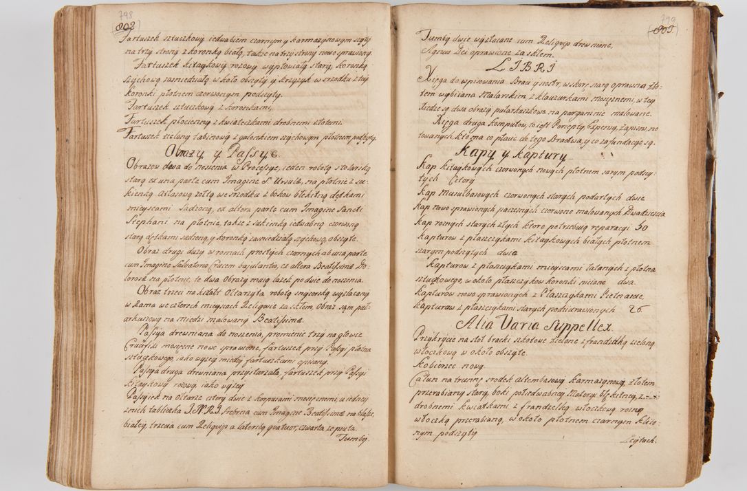 Zdjęcie nr 441 dla obiektu archiwalnego: Acta visitationis ecclesiarum parachialium tum capellarum - oratorium, hospitalium, confraternitatum ac aliorum piorum locorum intra et extra civitatem Cracoviensem consistentium, vigore litterarum specialis commissionis Cel. Principis et. R.D. Andrea Stanislai Kostka in Załuskie Załuski episcopi Cracoviensis ducis Severiensis, per Hyacinthum Łopacki canonicum et archipraesbyterum Cracoviensem, canonicum et archipraesbyterum Cracoviensem, canonicum Sandomieriensem, visitatorem a.D. 1748 et sequentii conscripta