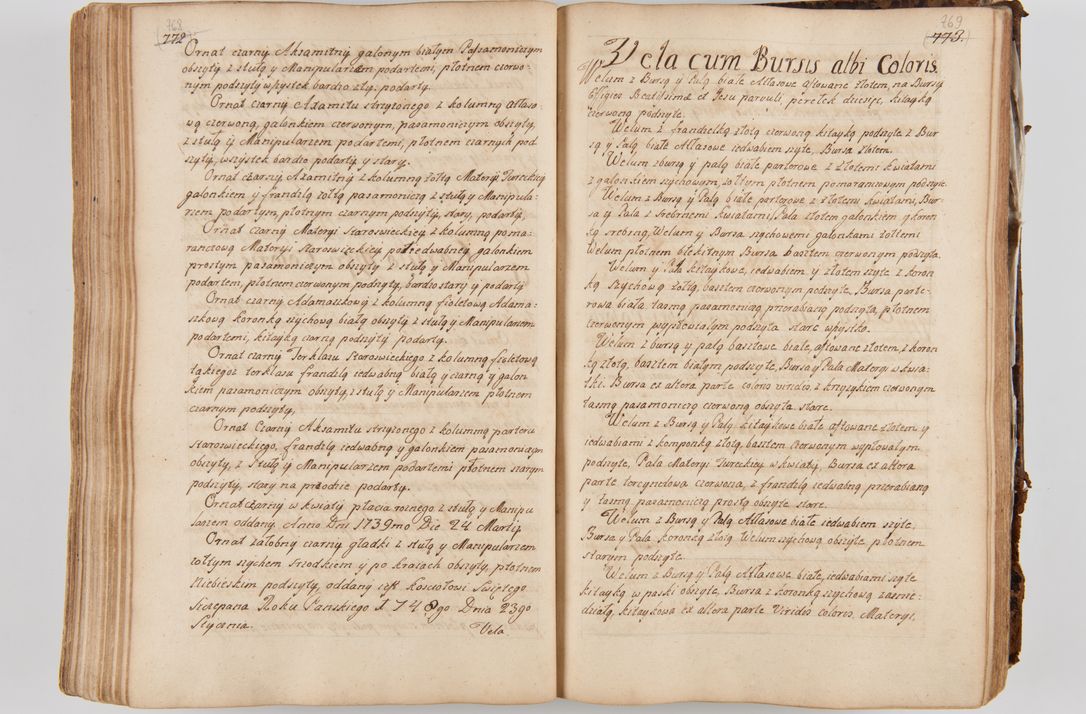 Zdjęcie nr 424 dla obiektu archiwalnego: Acta visitationis ecclesiarum parachialium tum capellarum - oratorium, hospitalium, confraternitatum ac aliorum piorum locorum intra et extra civitatem Cracoviensem consistentium, vigore litterarum specialis commissionis Cel. Principis et. R.D. Andrea Stanislai Kostka in Załuskie Załuski episcopi Cracoviensis ducis Severiensis, per Hyacinthum Łopacki canonicum et archipraesbyterum Cracoviensem, canonicum et archipraesbyterum Cracoviensem, canonicum Sandomieriensem, visitatorem a.D. 1748 et sequentii conscripta