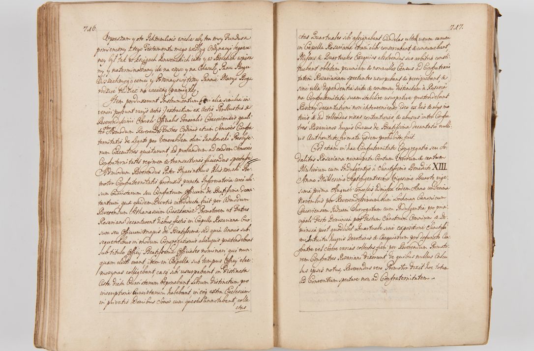 Zdjęcie nr 396 dla obiektu archiwalnego: Acta visitationis ecclesiarum parachialium tum capellarum - oratorium, hospitalium, confraternitatum ac aliorum piorum locorum intra et extra civitatem Cracoviensem consistentium, vigore litterarum specialis commissionis Cel. Principis et. R.D. Andrea Stanislai Kostka in Załuskie Załuski episcopi Cracoviensis ducis Severiensis, per Hyacinthum Łopacki canonicum et archipraesbyterum Cracoviensem, canonicum et archipraesbyterum Cracoviensem, canonicum Sandomieriensem, visitatorem a.D. 1748 et sequentii conscripta