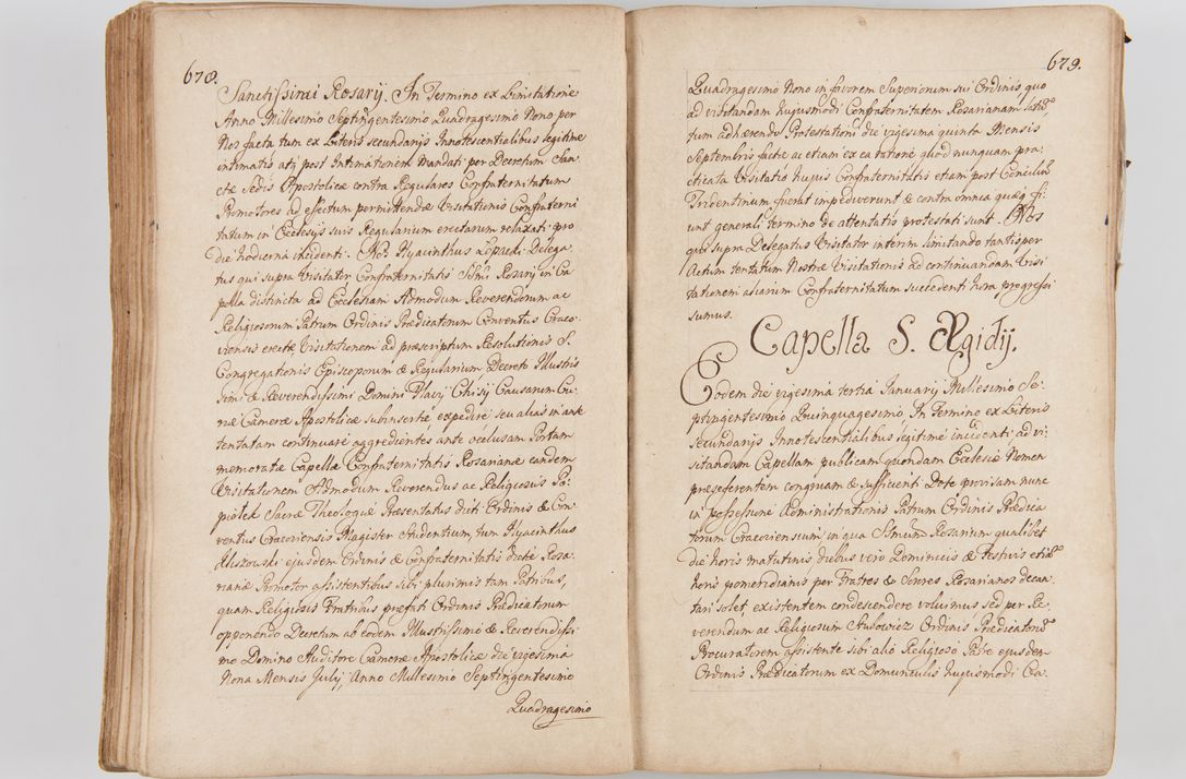 Zdjęcie nr 376 dla obiektu archiwalnego: Acta visitationis ecclesiarum parachialium tum capellarum - oratorium, hospitalium, confraternitatum ac aliorum piorum locorum intra et extra civitatem Cracoviensem consistentium, vigore litterarum specialis commissionis Cel. Principis et. R.D. Andrea Stanislai Kostka in Załuskie Załuski episcopi Cracoviensis ducis Severiensis, per Hyacinthum Łopacki canonicum et archipraesbyterum Cracoviensem, canonicum et archipraesbyterum Cracoviensem, canonicum Sandomieriensem, visitatorem a.D. 1748 et sequentii conscripta