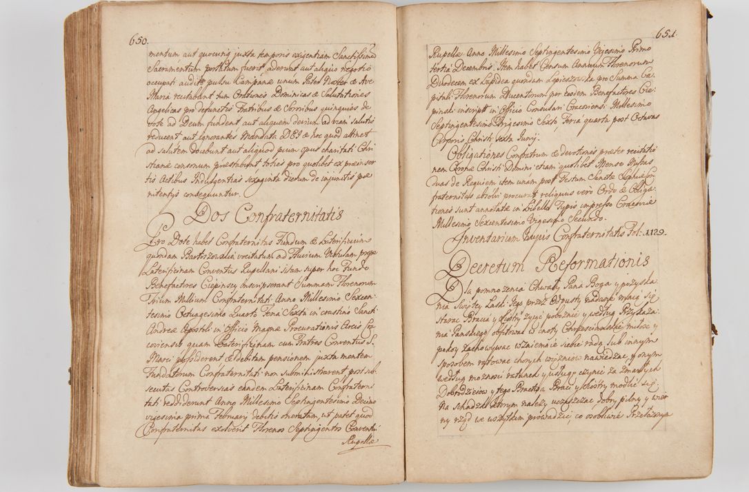 Zdjęcie nr 361 dla obiektu archiwalnego: Acta visitationis ecclesiarum parachialium tum capellarum - oratorium, hospitalium, confraternitatum ac aliorum piorum locorum intra et extra civitatem Cracoviensem consistentium, vigore litterarum specialis commissionis Cel. Principis et. R.D. Andrea Stanislai Kostka in Załuskie Załuski episcopi Cracoviensis ducis Severiensis, per Hyacinthum Łopacki canonicum et archipraesbyterum Cracoviensem, canonicum et archipraesbyterum Cracoviensem, canonicum Sandomieriensem, visitatorem a.D. 1748 et sequentii conscripta